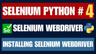 Selenium Python Installing Selenium WebDriver