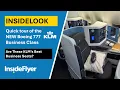 InsideLook KLM s BEST Business Class seat yet Boeing 777-200