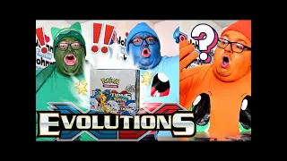 Pokemon Evolutions BOOSTER BOX Opening with Bulbasaur Squirtle & Charmander!!!