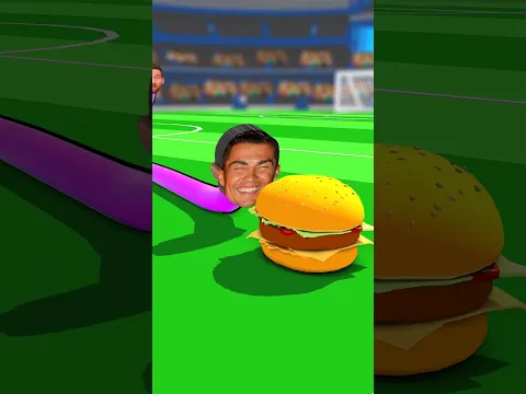 WORLD CUP Fat and DIET CHALLENGE - MESSI and RONALDO