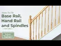 How To Fit A Base Rail Hand Rail and Spindles Full Step-by-Step Staircase Installation Guide