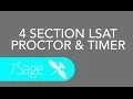 LSAT Proctor Timer for 4 Section LSATs