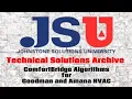 ComfortBridge Algorithms for Goodman and Amana HVAC