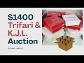 1400 Trifari KJL Vintage Costume Jewelry Auction Buy
