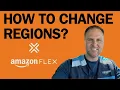How to Change Amazon Flex Region