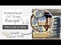 Homemade Soap Recipe - Simple Homestead TALLOW Cold Process Soap Ellen Ruth Soap
