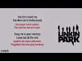 Lagu Linkin Park - Leave out all the rest | Lirik Terjemahan