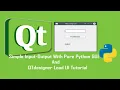 How To Create GUI App with Qtdesigner Load UI File With Python3 Programming Pyqt5 Pyqt6