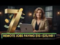 REMOTE JOBS PAYING 15 No Degree No Experience