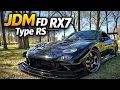 JDM ICON Mazda RX7 FD Type RS that was just imported from Japan with a crazy rare body kit