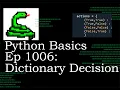 Python Basics Tutorial Use a Dictionary for Conditions Replacing if Statements