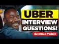 UBER INTERVIEW QUESTIONS ANSWERS Suitable for ALL Uber Job Roles