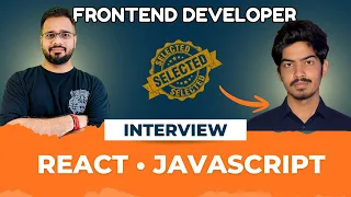 Frontend Developer Interview React and JavaScript - Mock Interview