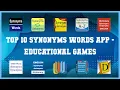 Top 10 Synonyms Words App Android Games