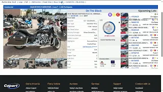 Copart CrashedToys Motorcycle Auctions - Live Bidding for Salvage Bikes in the USA