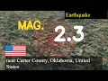 eart uake near Carter County Oklahoma United States live updates today 2 3 magnitude eart u