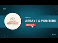 ARRAYS and POINTERS Important Topic for GATE UGC NET CSE Lec - 11