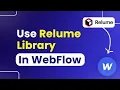 How to use Relume Library in Webflow Step By Step