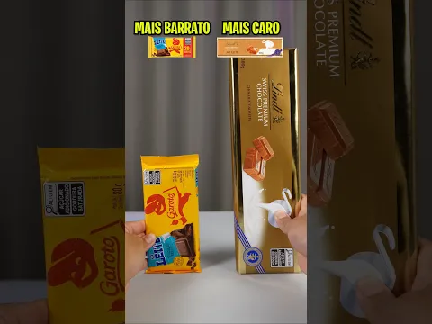 COMPREI OS ALIMENTOS MAIS BARATOS E MAIS CAROS!#chocolate #sorvete #salgadinho #biscoito #provando