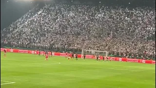 شاهد ماذا فعل جمهور الأهلي والزمالك بعد ضربة جزاء وسام أبو علي في السوبر الإفريقي 