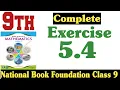 class 9 maths chapter 5 exercise 5 4 national book foundation class 9 maths fazal academy