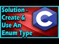 Solution - Enum Type C Programming For Beginners Full Course