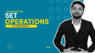 Set Operations Python Tricks