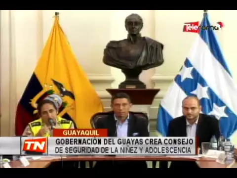 Gobernador del Guayas crea consejo de seguridad de la niñez y adolescencia