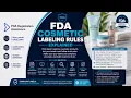 FDA Cosmetic Labeling Rules Explained FDARegistrationAssistance com