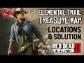 Elemental Trail Treasure Map Locations Solution - Red Dead Redemption 2 PC Treasure Hunt