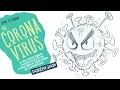How to draw A Corona Virus Monster Covid 19 Monster