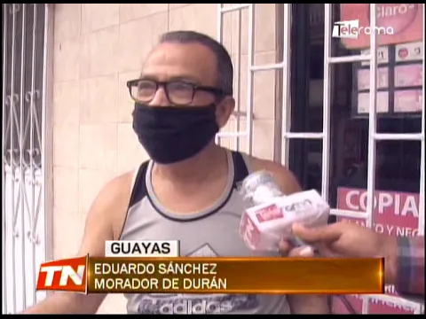 En Durán también se registró caída de ceniza del volcán Sangay