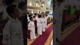 من قداس رسامه الشمامسة 