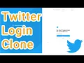 How to create twitter login clone with HTML and CSS