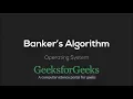 Banker s Algorithm Operating Systems GeeksforGeeks