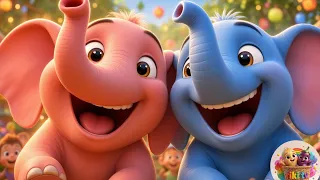 🐘 Ek Mota Haathi Ghoomne Chala 🐘 | Funny Elephant Cartoon | Kids Rhymes | बच्चों का मजेदार वीडियो