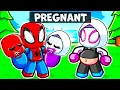 Gwen Is PREGNANT With SPIDEY TWINS in Roblox
