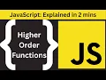 Higher Order Function in JavaScript explained in 2 min Web Development DevOps Cloud-Native