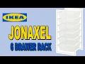Download Lagu IKEA JONAXEL 6 drawer rack Assembly and Review @IKEAUSA
