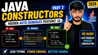 Java Constructors Part 2 Hidden Auto-Generate Feature 2026