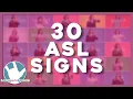 30 Basic ASL Signs For Beginners American Sign Language