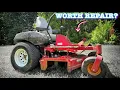 REVIVING A FORGOTTEN ZERO TURN MOWER Exmark Lazer Z