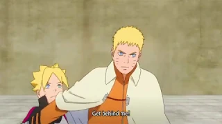 naruto unleash his true power in front of boruto