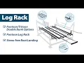 Pontoon Log Rack