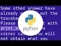 How to catch and print the full exception traceback without the program