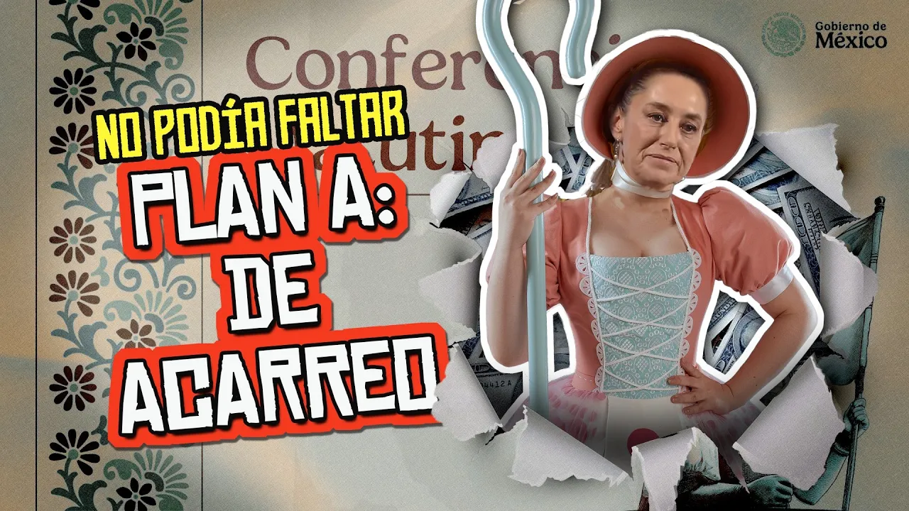 👩🏻🐑🐑 Claudia y sus borregos al Zócalo
