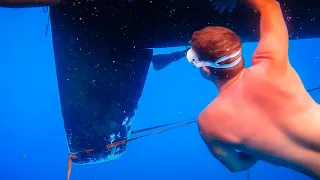 How Bad Is The Damage After Our Crash on a Reef?  (Calico Skies Sailing, Ep 262)