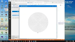 PYTHON TURTLE BASICS DRAWING A CONCENTRIC CIRCLE