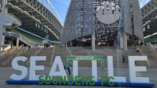 Exploring My First Seattle Sounders Game at Lumen Field Plus Mariners Stadium March 12 2022