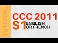 CCC 2011 S1 English Or French Somesh Karthi 2021